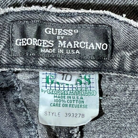 80s Vintage Guess by Georges Marciano USA Jean Shorts - Picture 5 of 10